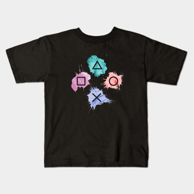 Just Play - PlayStation Kids T-Shirt by InfinityTone
